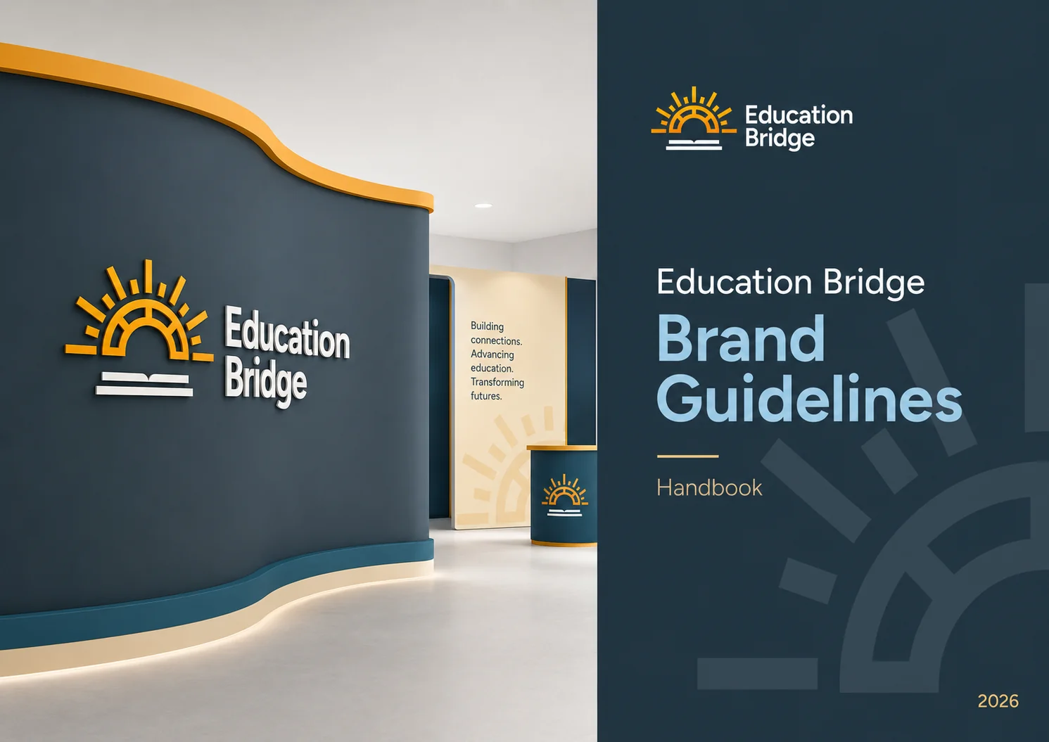Education Bridge campaign graphics